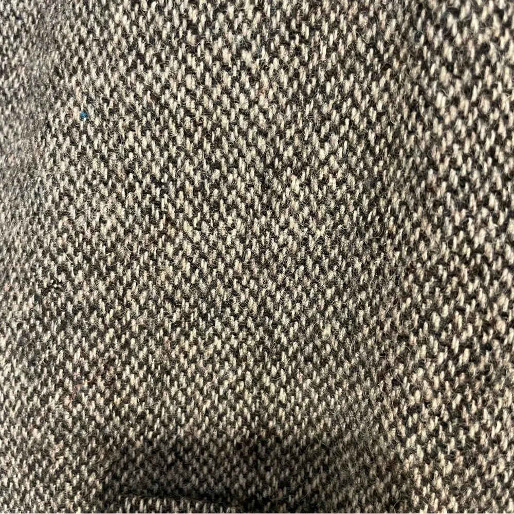 International Scene Blazer Women 7/8 Gray Tweed Vintage Pure New Wool Lines - Picture 4 of 8